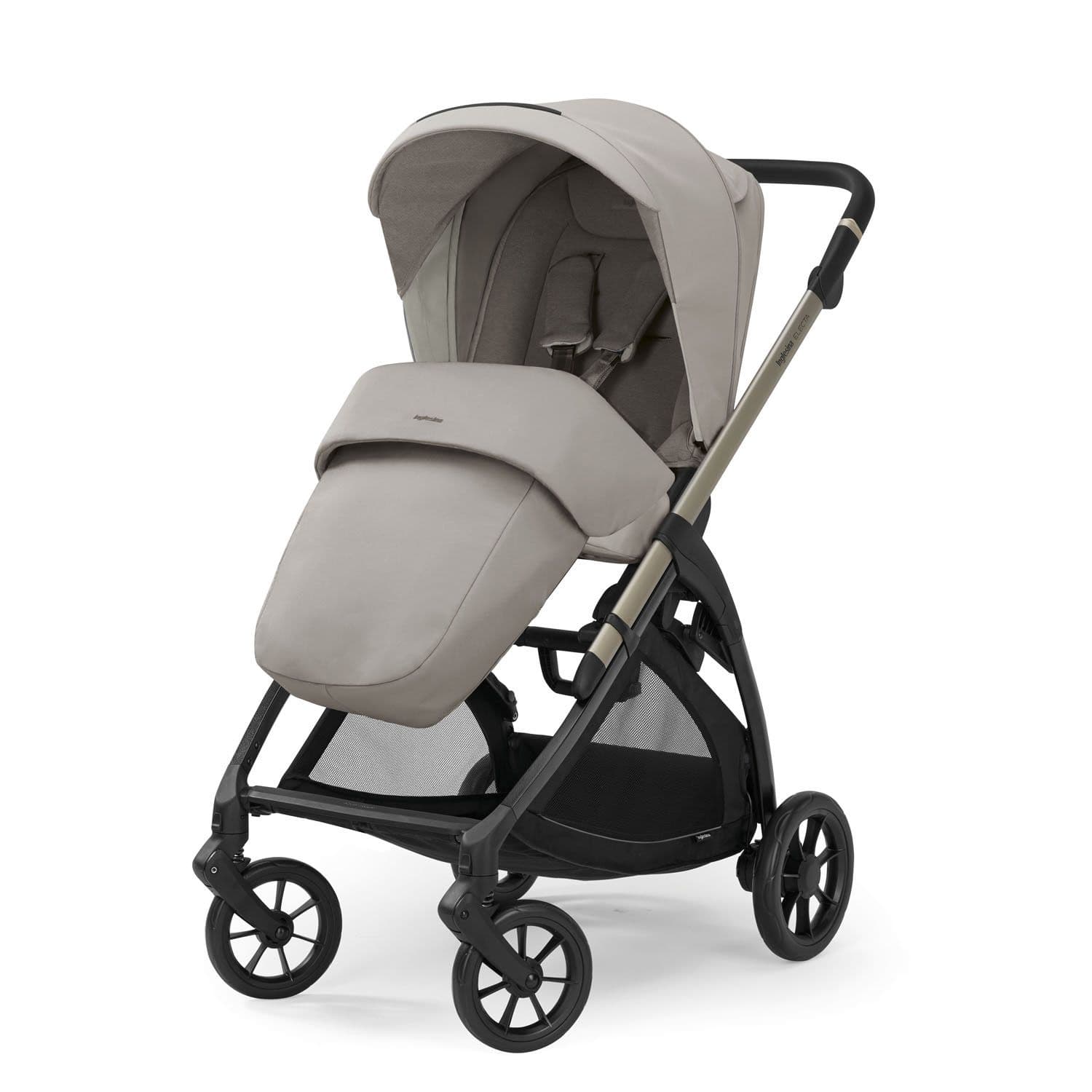 INGLESINA Καρότσι 3 Σε 1 Electa Quattro Darwin Infant Battery Beige-Iridio Black