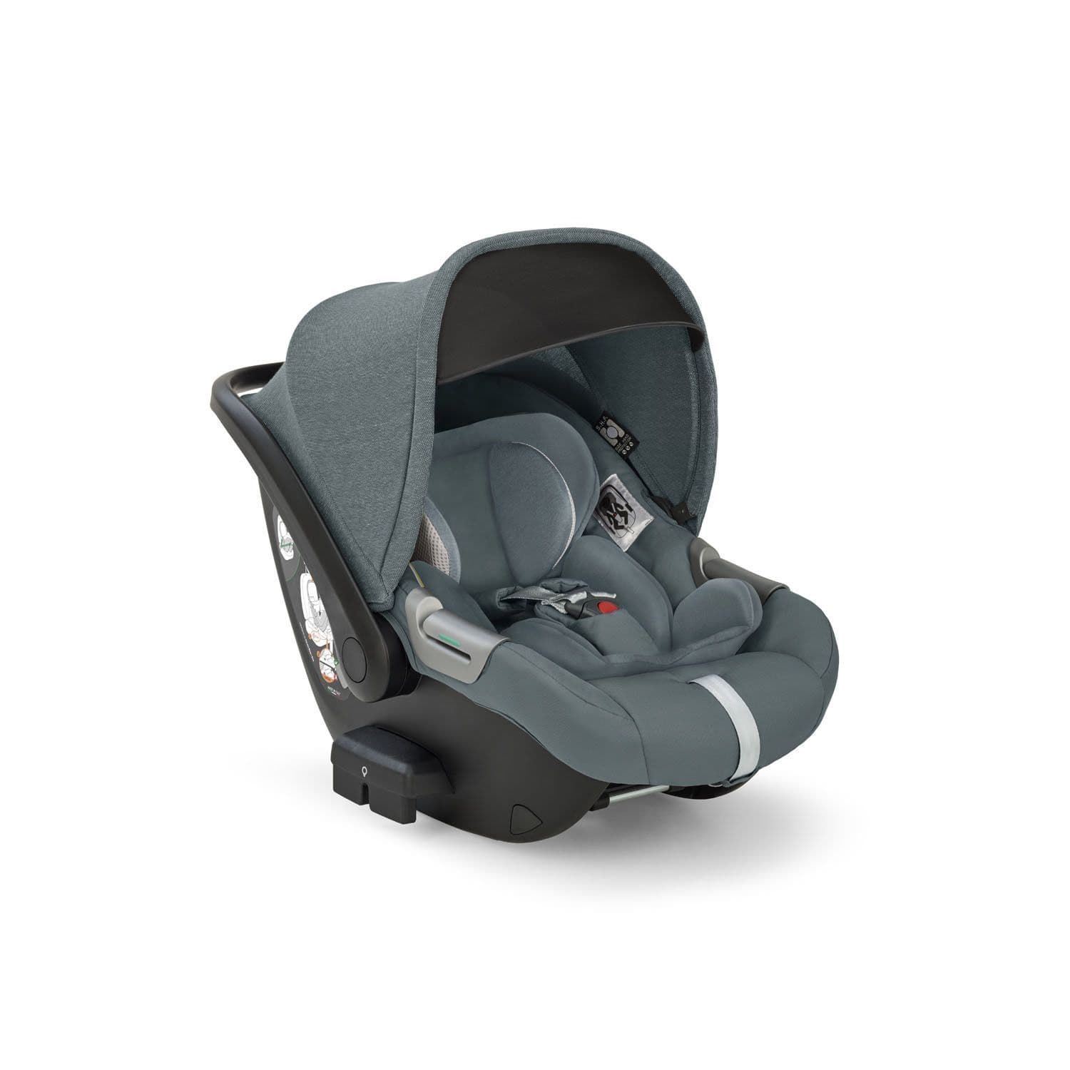 INGLESINA Καρότσι 3 Σε 1 Electa Quattro Darwin Infant Union Grey-Silver Black