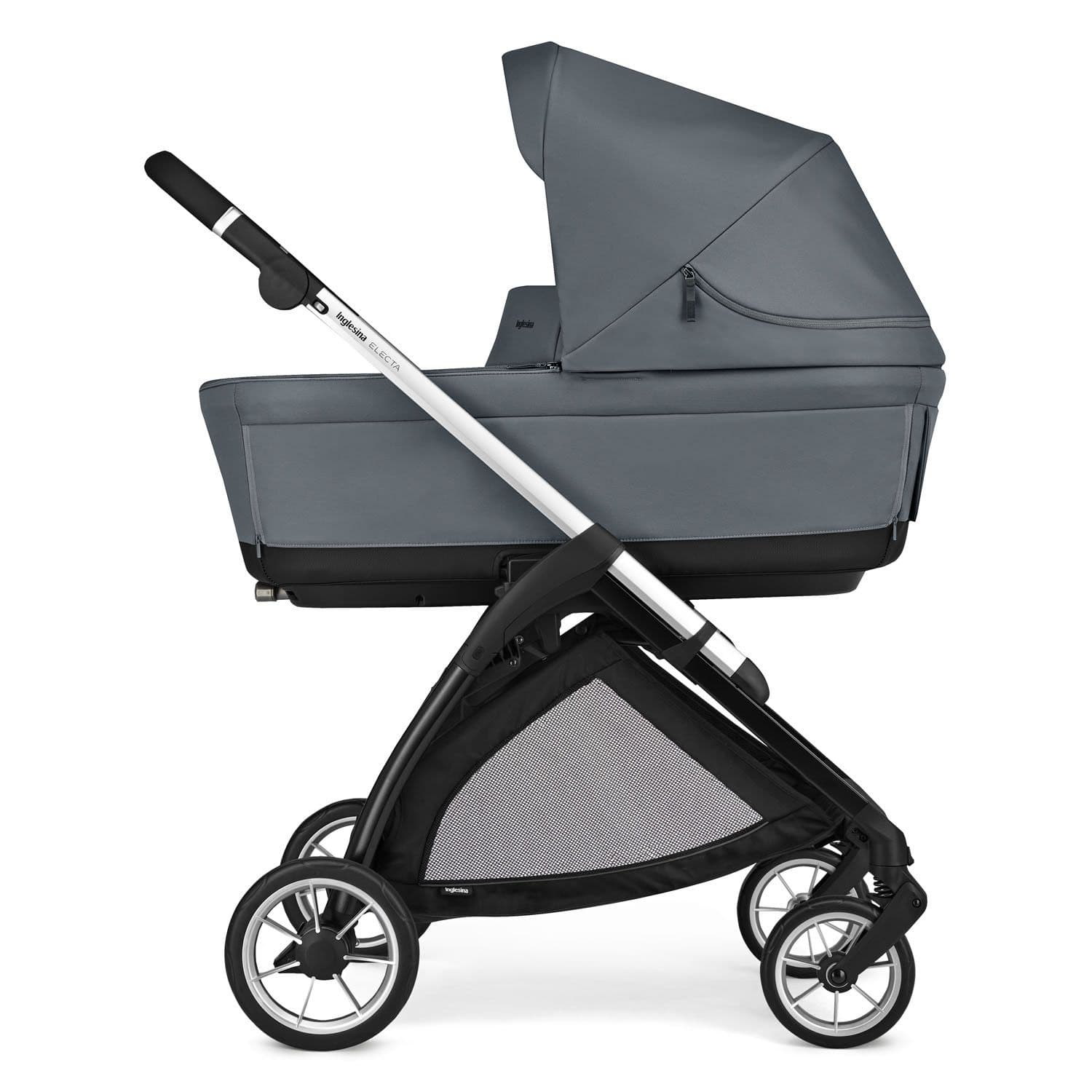 INGLESINA Καρότσι 3 Σε 1 Electa Quattro Darwin Infant Union Grey-Silver Black