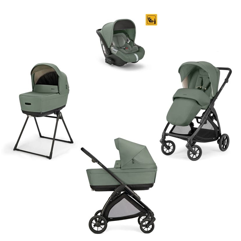 INGLESINA Καρότσι 3 Σε 1 Electa Quattro Darwin Infant Murray Green-Total Black