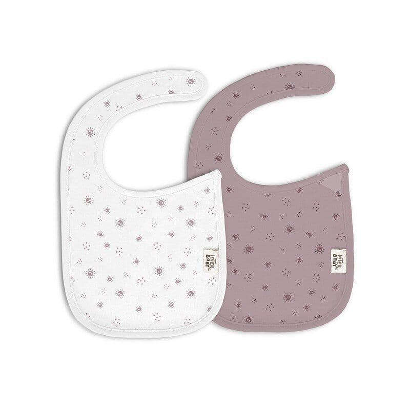 INTERBABY Σετ Βρεφικές Αδιάβροχες Σαλιάρες Bamboo Duendes Del Polvo Pink (0+ μηνών)