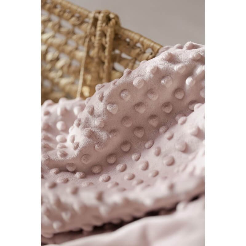 INTERBABY Βελουτέ Κουβέρτα Αγκαλιάς Coral Fleece Deep Pink