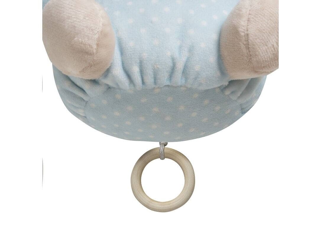 INTERBABY Βρεφικό Κρεμαστό Μουσικό Παιχνίδι Bear Blue