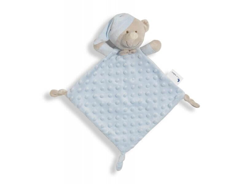INTERBABY Πανάκι Παρηγοριάς Dou-Dou Bear Blue
