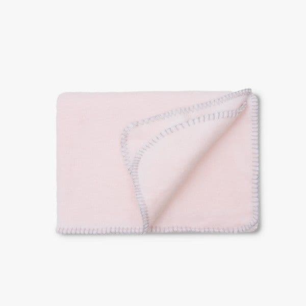 INTERBABY Fleece Κουβέρτα Αγκαλιάς Bear Pink (80×110cm)