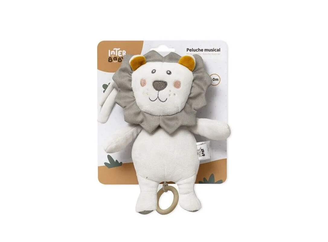 INTERBABY Βρεφικό Κρεμαστό Μουσικό Παιχνίδι Lion
