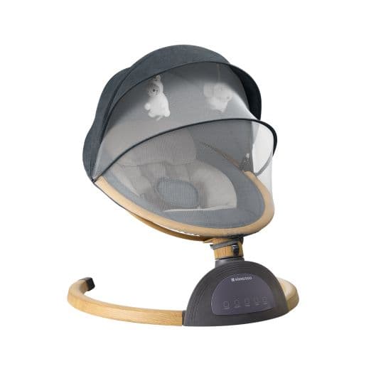 KIKKA BOO Ηλεκτρικό Ρηλάξ Bluetooth Ashlee Dark Grey (0-9 kg)