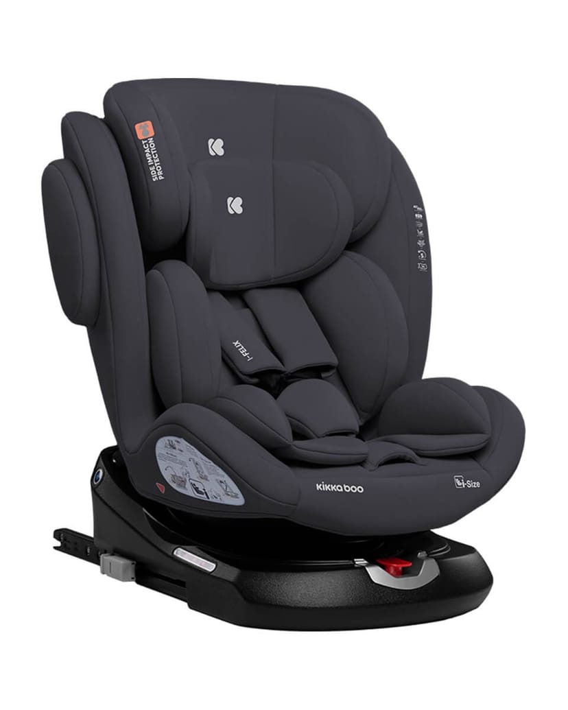 KIKKA BOO Κάθισμα Αυτοκινήτου Isofix i-Size i-Felix Dark Grey (40-150cm)