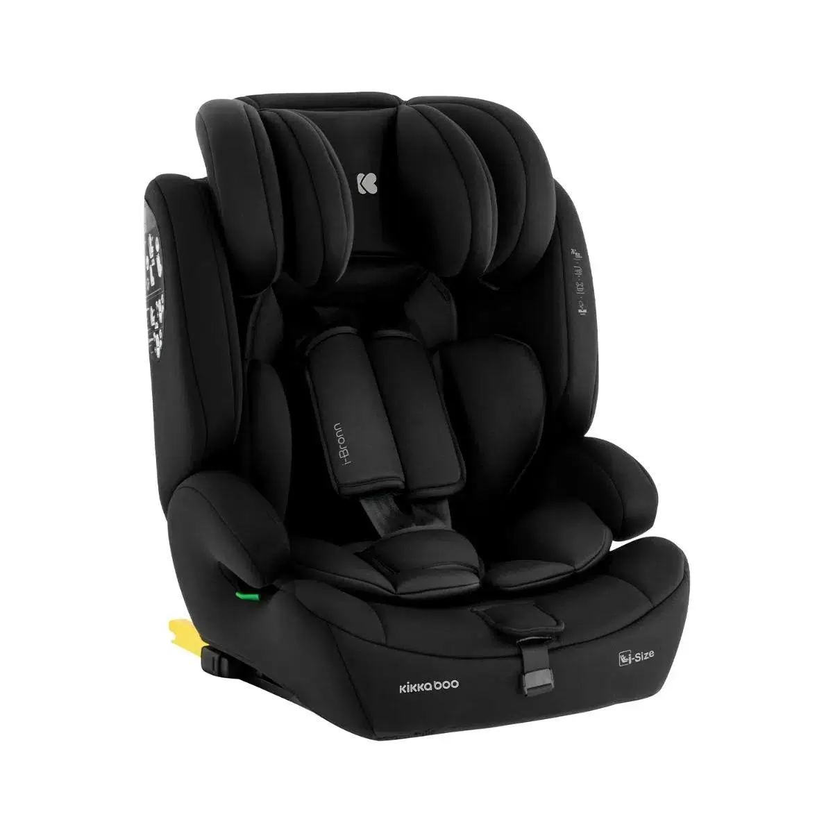 KIKKA BOO Κάθισμα Αυτοκινήτου Isofix i-Size i-Bronn Black (76-150cm)