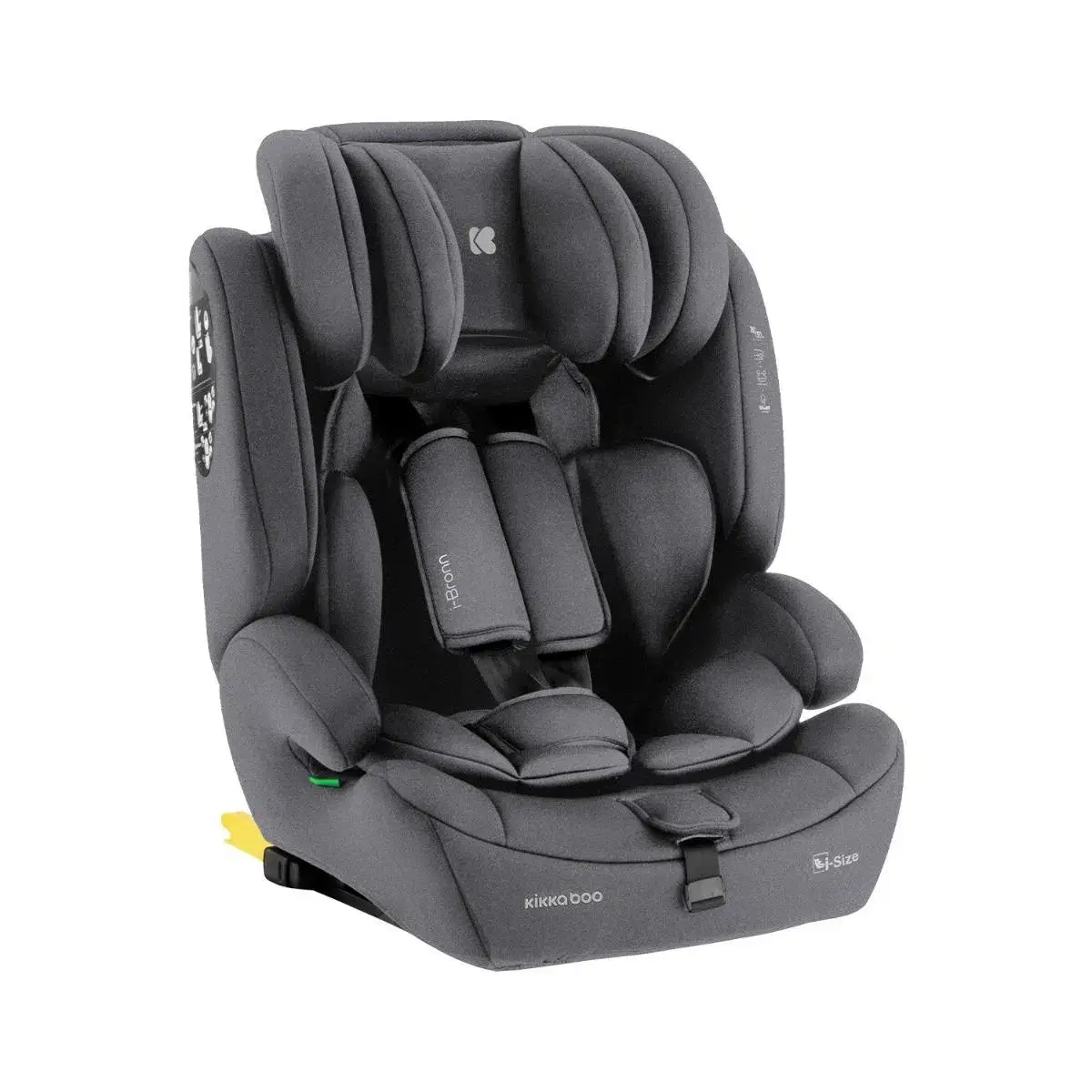 KIKKA BOO Κάθισμα Αυτοκινήτου Isofix i-Size i-Bronn Grey (76-150cm)