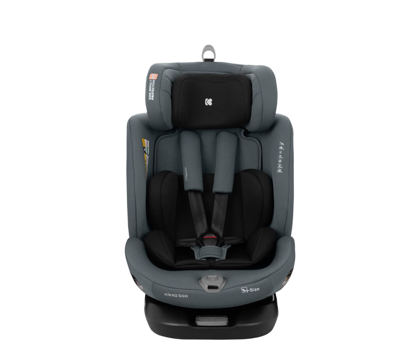 KIKKA BOO Κάθισμα Αυτοκινήτου Isofix i-Size i-Moove Dark Grey (40-150cm)