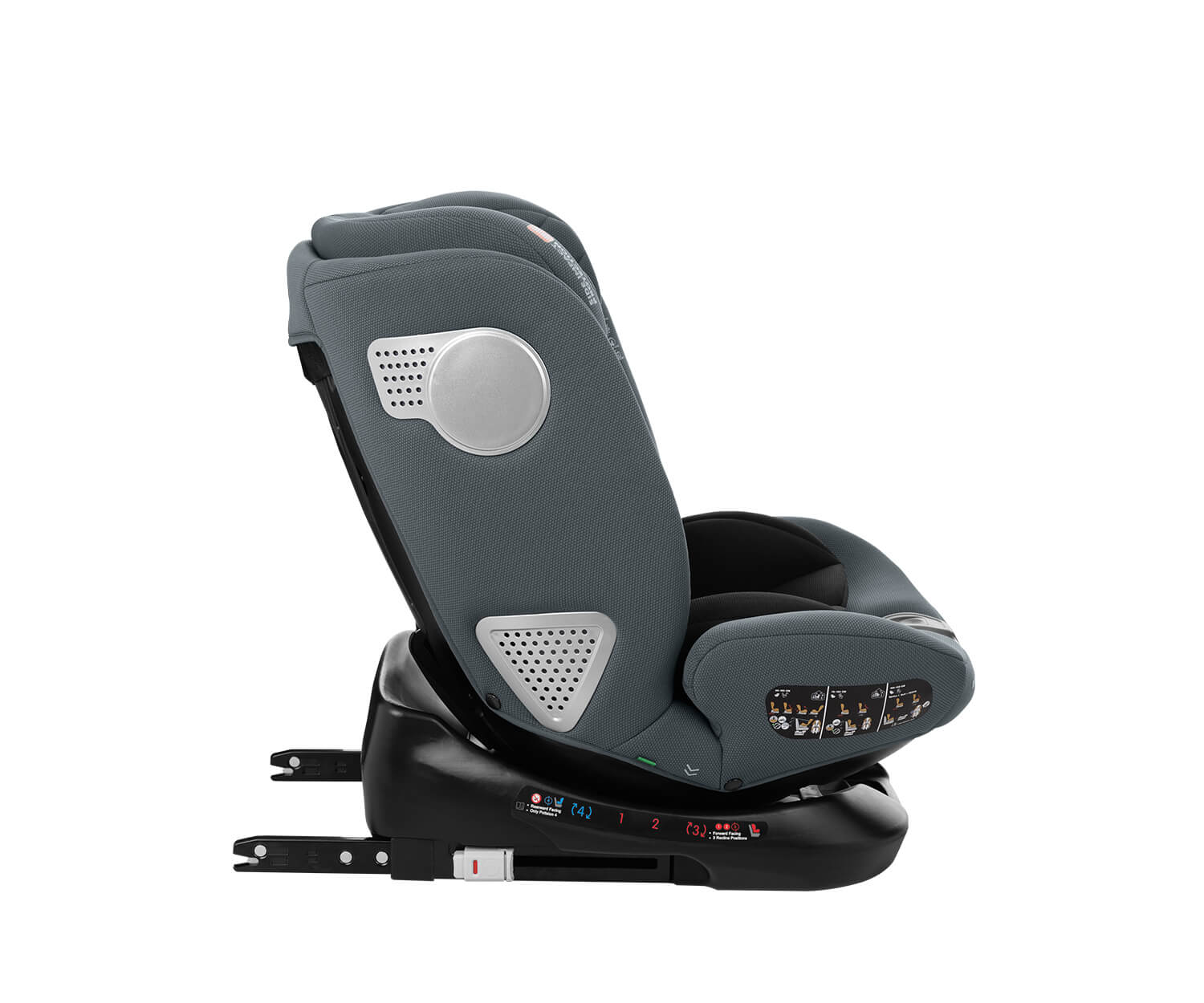 KIKKA BOO Κάθισμα Αυτοκινήτου Isofix i-Size i-Moove Dark Grey (40-150cm)