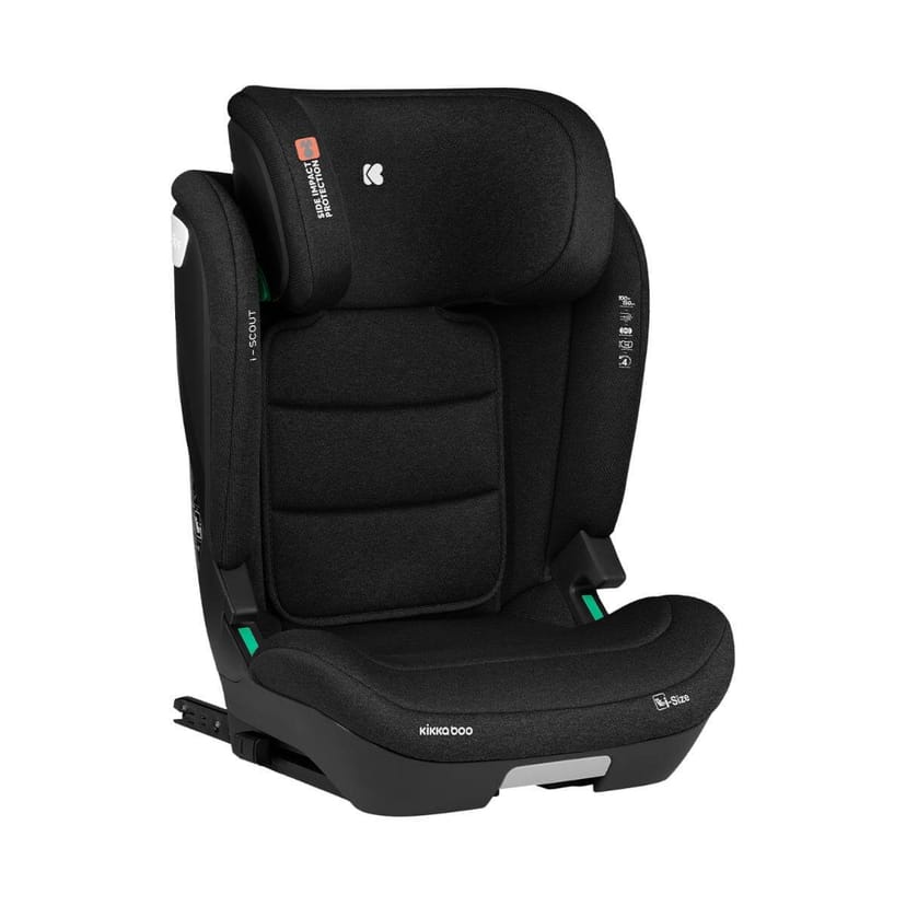 KIKKA BOO Κάθισμα Αυτοκινήτου Isofix i-Size i-Scout Black (100-150cm)