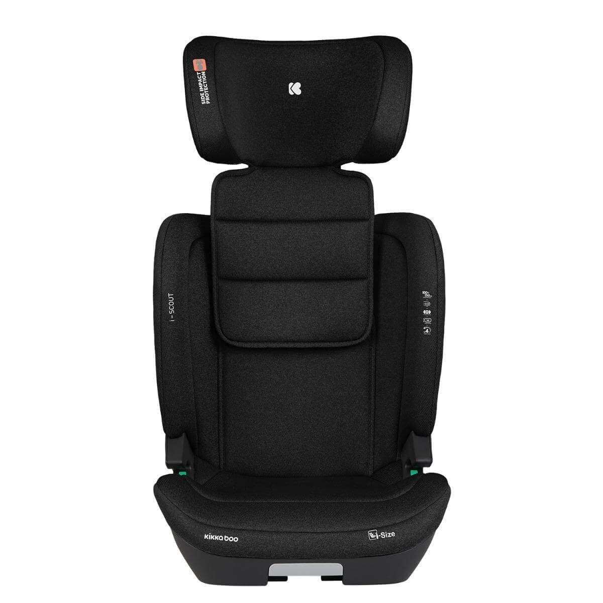 KIKKA BOO Κάθισμα Αυτοκινήτου Isofix i-Size i-Scout Black (100-150cm)