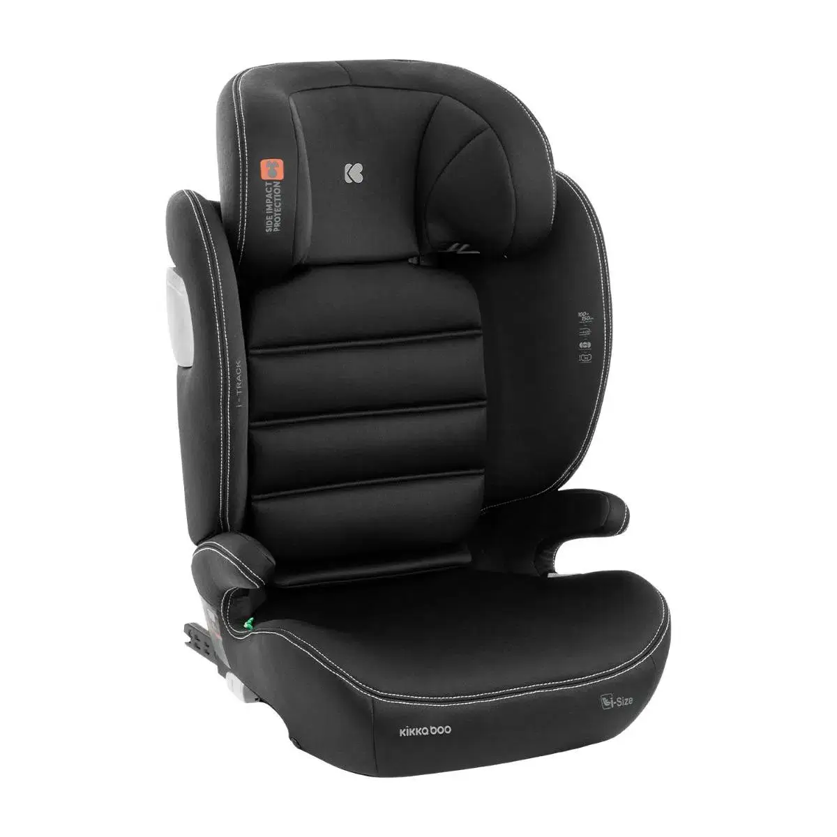 KIKKA BOO Κάθισμα Αυτοκινήτου Isofix i-Size i-Track Black (100-150cm)