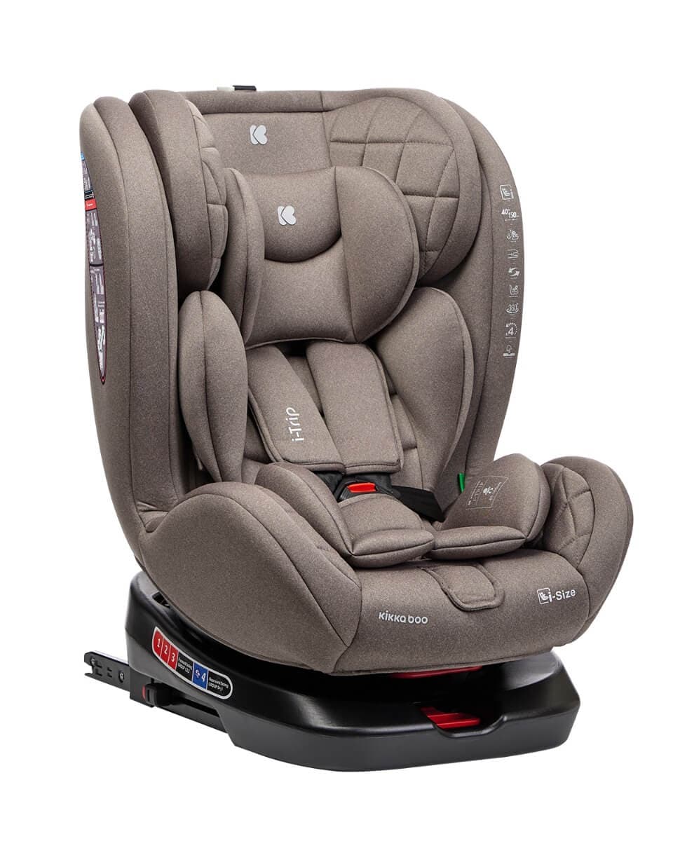 KIKKA BOO Κάθισμα Αυτοκινήτου Isofix i-Size i-Trip Beige (40-150cm)