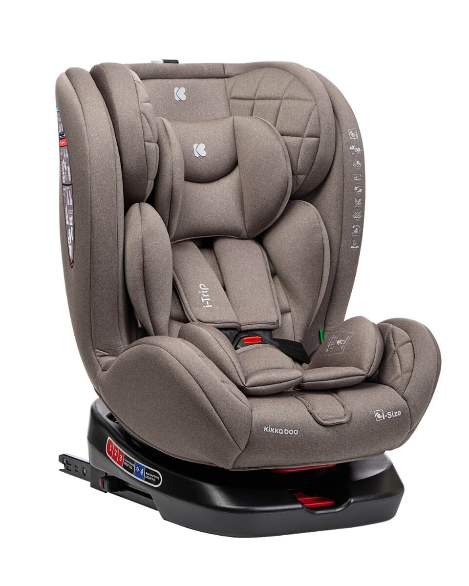 KIKKA BOO Κάθισμα Αυτοκινήτου Isofix i-Size i-Trip Beige (40-150cm)