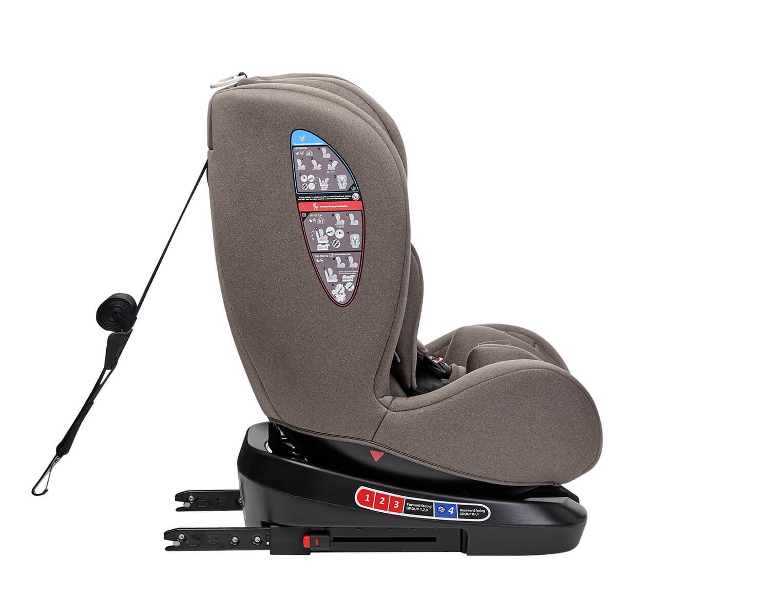 KIKKA BOO Κάθισμα Αυτοκινήτου Isofix i-Size i-Trip Beige (40-150cm)