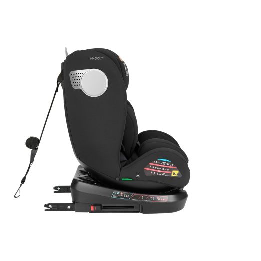 KIKKA BOO Κάθισμα Αυτοκινήτου Isofix i-Size i-Moove 2 360° Black (40-150cm)
