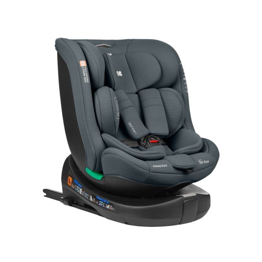 KIKKA BOO Κάθισμα Αυτοκινήτου Isofix i-Size i-Round 360° Dark Grey (40-150cm)