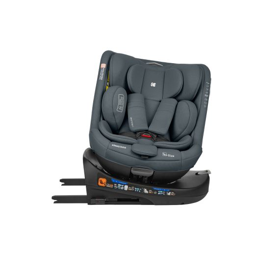 KIKKA BOO Κάθισμα Αυτοκινήτου Isofix i-Size i-Round 360° Dark Grey (40-150cm)