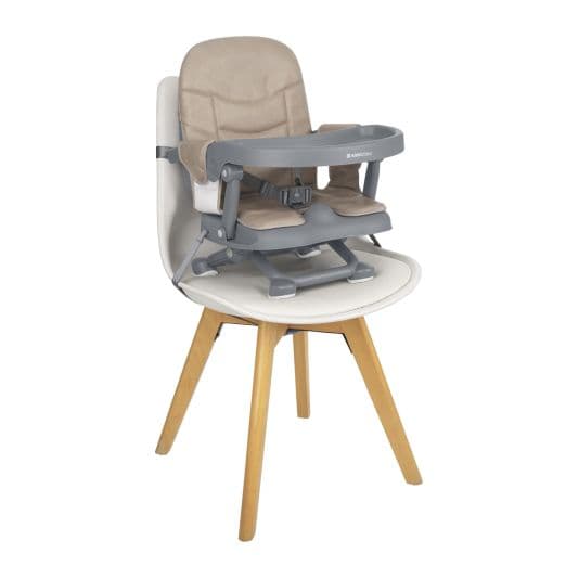 KIKKA BOO Φορητό Κάθισμα Φαγητού Pappo Beige 2025 (6-36 μηνών)