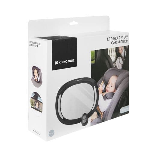 KIKKA BOO Καθρέφτης Αυτοκινήτου Για Μωρά Με LED Φως & Τηλεχειριστήριο 360°