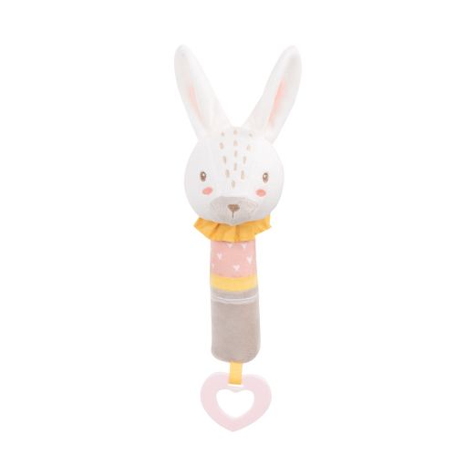 KIKKA BOO Βρεφική Κουδουνίστρα Πίεσης Με Μασητικό Rabbits In Love