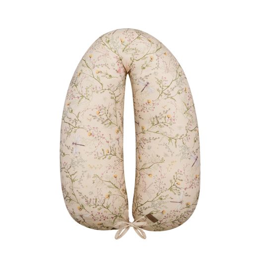 KIKKA BOO Μαξιλάρι Εγκυμοσύνης Secret Garden Beige (150 cm)