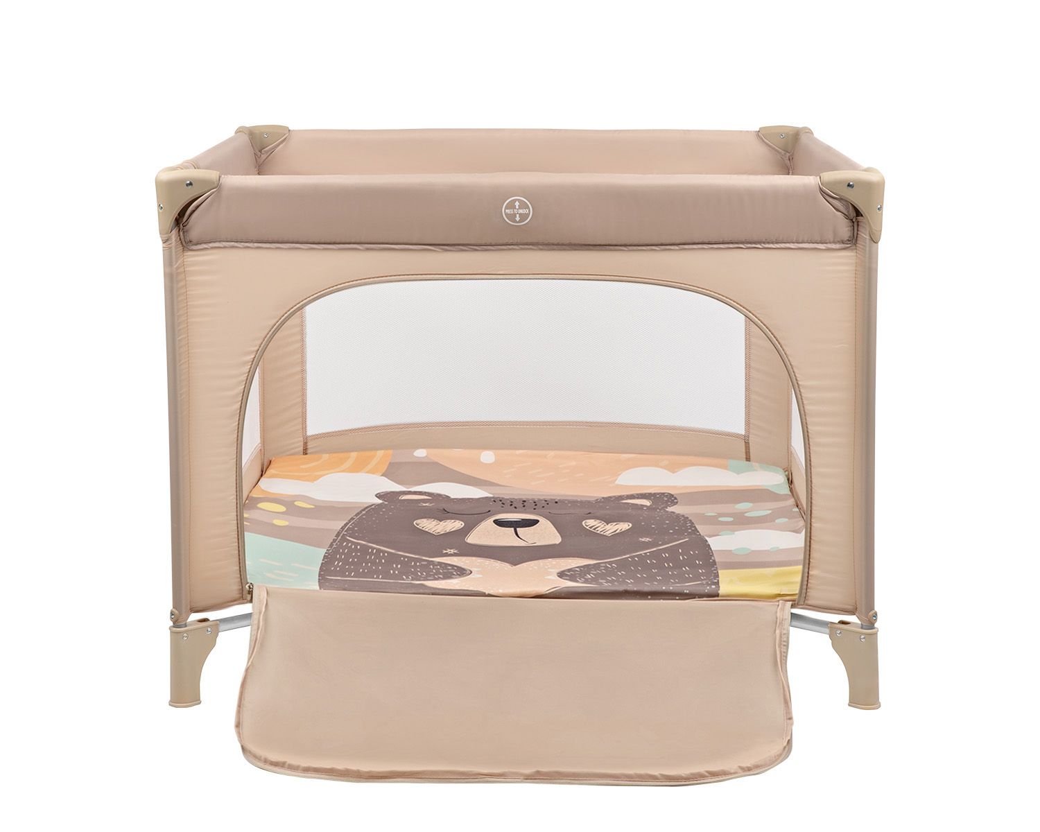 KIKKA BOO Πάρκο Enjoy Beige Bear 2023