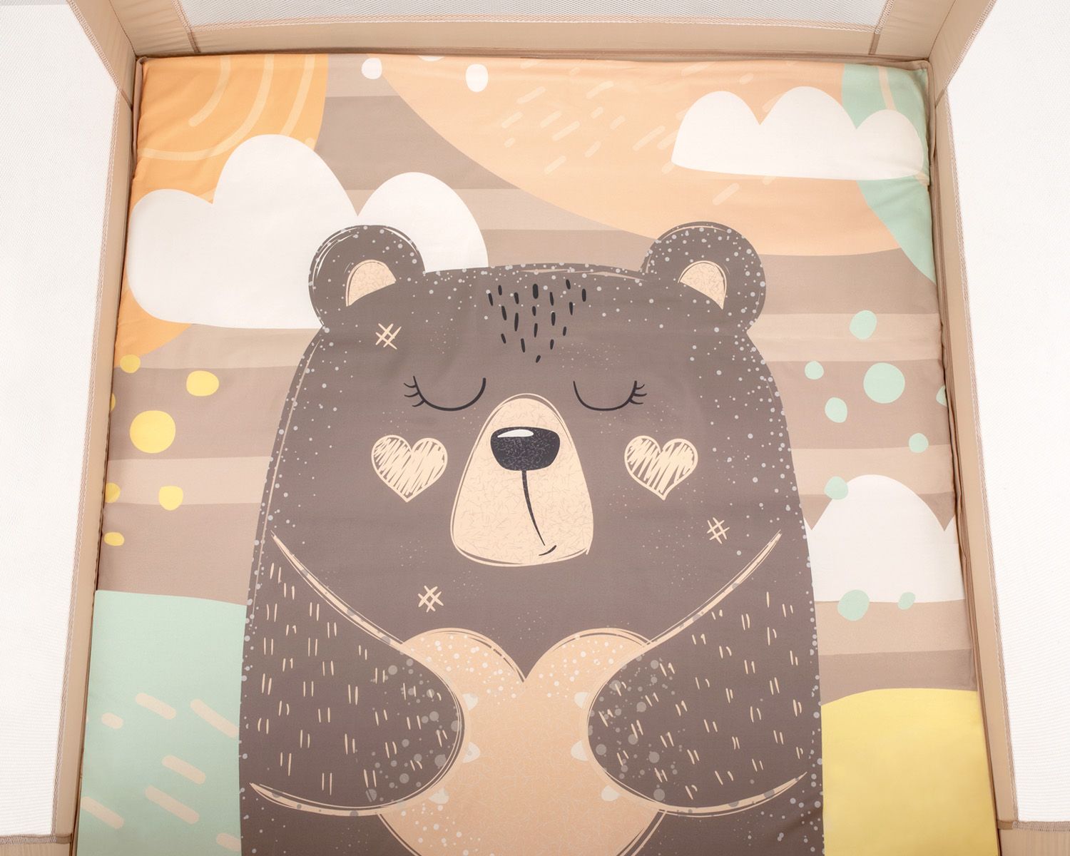 KIKKA BOO Πάρκο Enjoy Beige Bear 2023