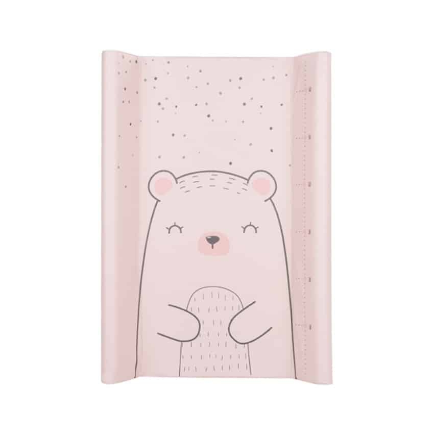 KIKKA BOO Αλλαξιέρα Μωρού Soft PVC Bear With Me Pink (70x50cm)