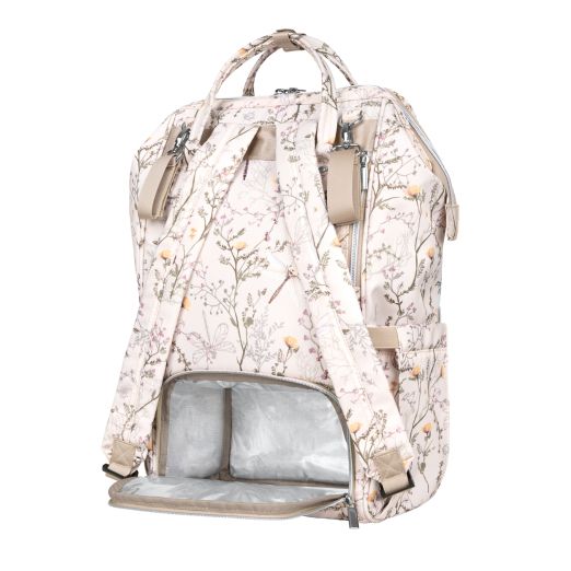 KIKKA BOO Τσάντα Αλλαξιέρα Πλάτης Siena Luxe Secret Garden Beige 2025