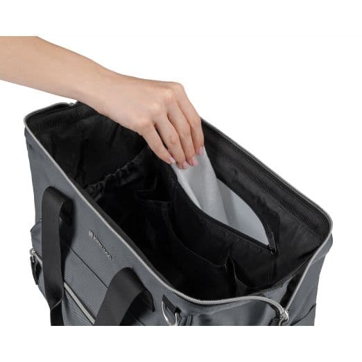 KIKKA BOO Τσάντα Αλλαξιέρα Ώμου Maxi Grey 2025