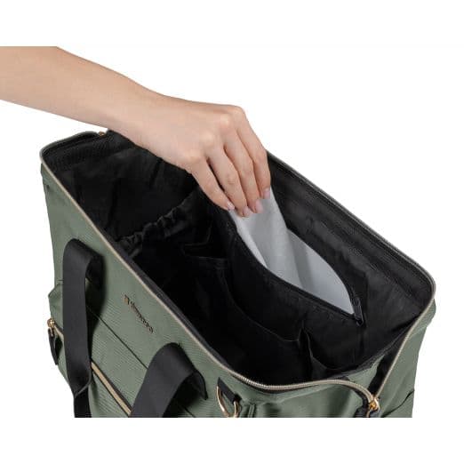 KIKKA BOO Τσάντα Αλλαξιέρα Ώμου Maxi Army Green 2025