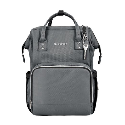 KIKKA BOO Τσάντα Αλλαξιέρα Πλάτης Siena Dark Grey 2025