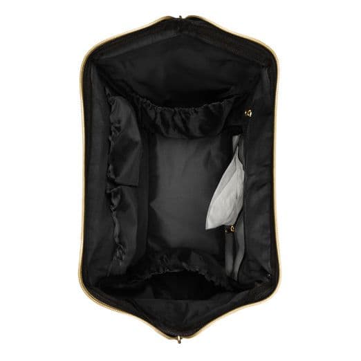 KIKKA BOO Τσάντα Αλλαξιέρα Πλάτης Siena Black & Gold 2025