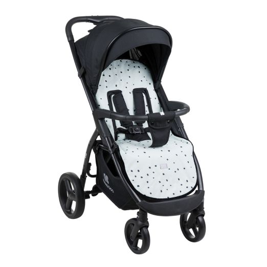 KIKKA BOO Βαμβακερό Κάλυμμα Καροτσιού Bear With Me Mint