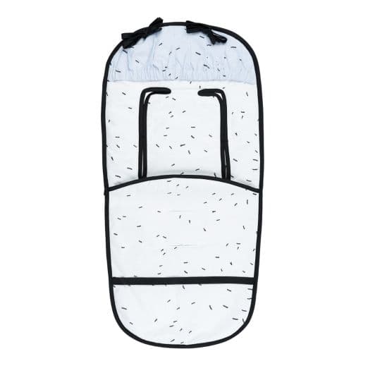 KIKKA BOO Βαμβακερό Κάλυμμα Καροτσιού Bear With Me Blue