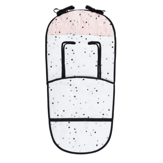 KIKKA BOO Βαμβακερό Κάλυμμα Καροτσιού Bear With Me Pink