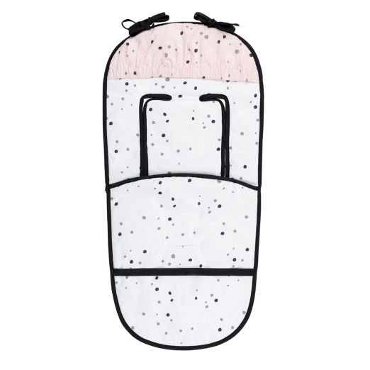 KIKKA BOO Βαμβακερό Κάλυμμα Καροτσιού Bear With Me Pink