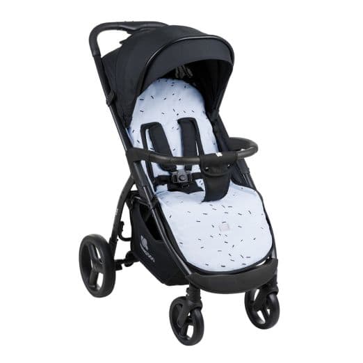 KIKKA BOO Βαμβακερό Κάλυμμα Καροτσιού Bear With Me Blue