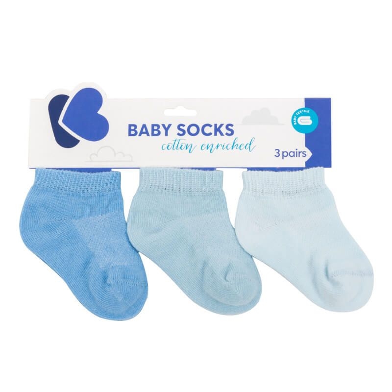 KIKKA BOO Παιδικά Καλοκαιρινά Καλτσάκια Blue (1-2 ετών) (3 Ζευγάρια)