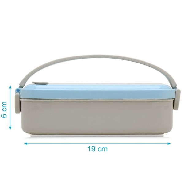 KIOKIDS Ανοξείδωτο Τάπερ Φαγητού Με Αποσπώμενο Ταψάκι Little Dino Blue 550ml