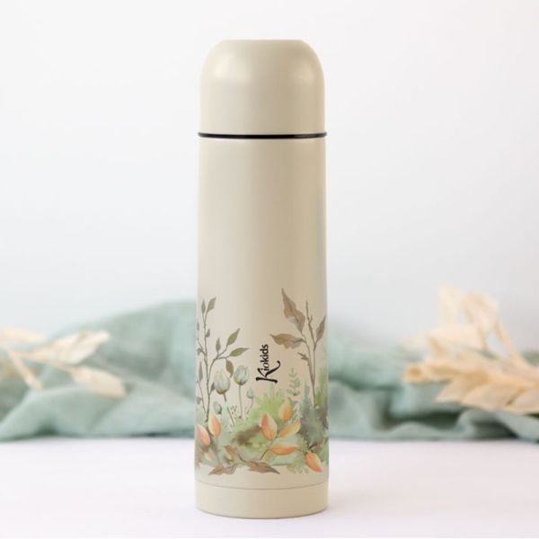 KIOKIDS Ανοξείδωτος Θερμός Υγρών Beige Deer 500ml