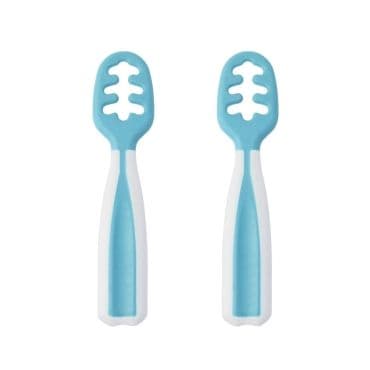 KIOKIDS Κουταλάκια Αυτοσίτισης Για Μωρά Σιέλ (6+ μηνών)