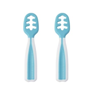 KIOKIDS Κουταλάκια Αυτοσίτισης Για Μωρά Σιέλ (6+ μηνών)