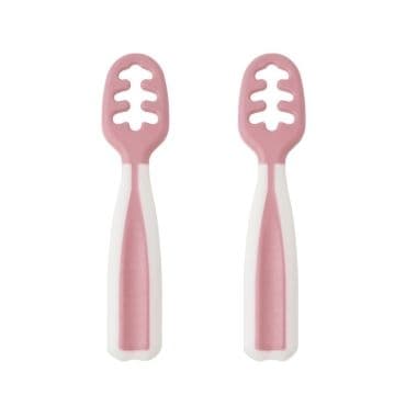 KIOKIDS Κουταλάκια Αυτοσίτισης Για Μωρά Ροζ (6+ μηνών)