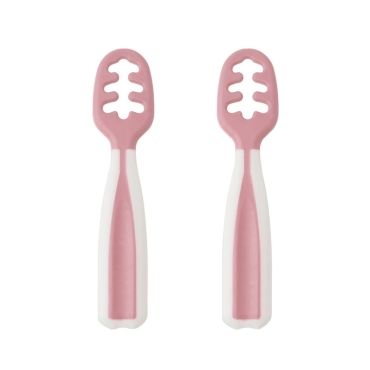 KIOKIDS Κουταλάκια Αυτοσίτισης Για Μωρά Ροζ (6+ μηνών)