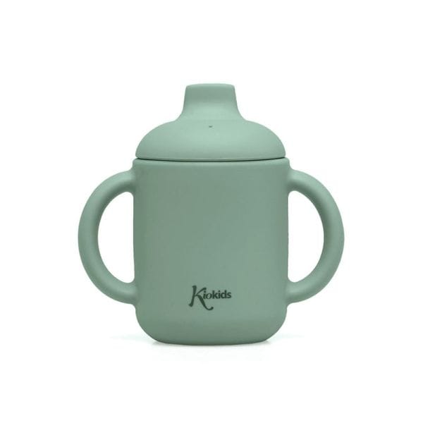 KIOKIDS Ποτήρι Σιλικόνης Με Στόμιο Mint 120ml (4+ μηνών)